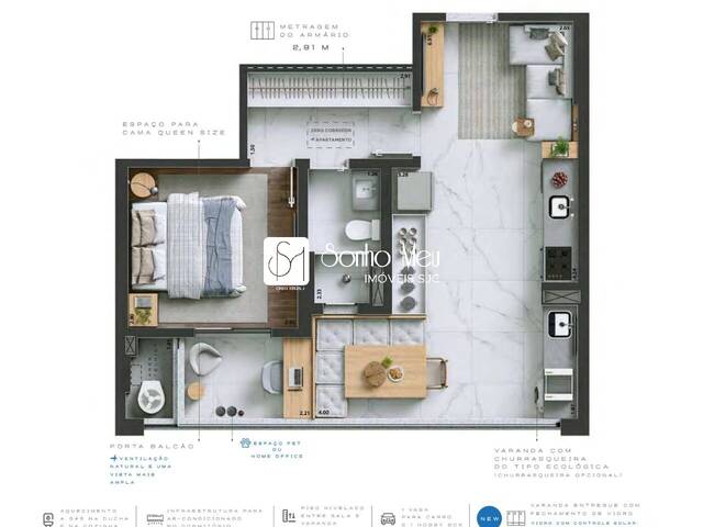#1306 - Apartamento para Venda em São José dos Campos - SP - 2