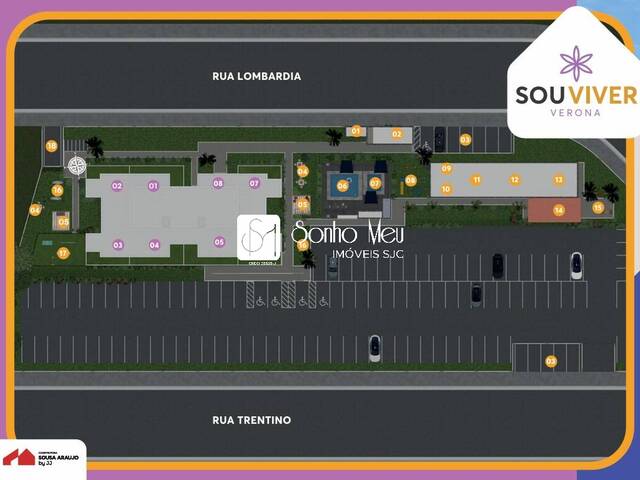 #1313 - Apartamento para Venda em São José dos Campos - SP - 2