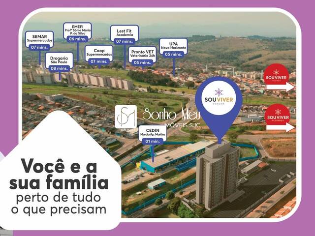 #1313 - Apartamento para Venda em São José dos Campos - SP - 3