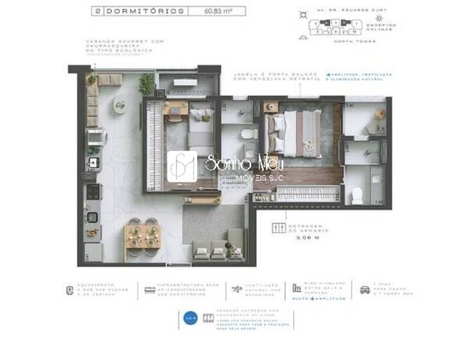 #1330 - Apartamento para Venda em São José dos Campos - SP - 2