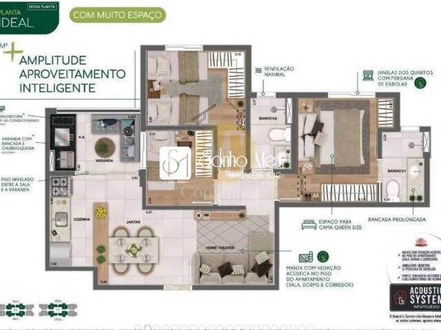 #1351 - Apartamento para Venda em São José dos Campos - SP - 2