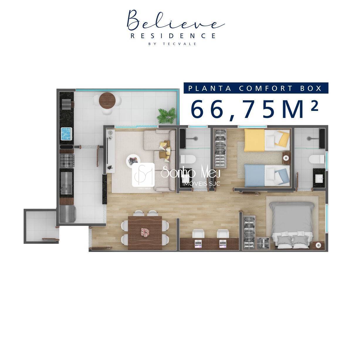 Apartamento à venda com 2 quartos, 66m² - Foto 14