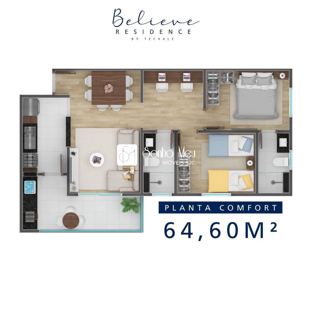 Apartamento à venda com 2 quartos, 66m² - Foto 15