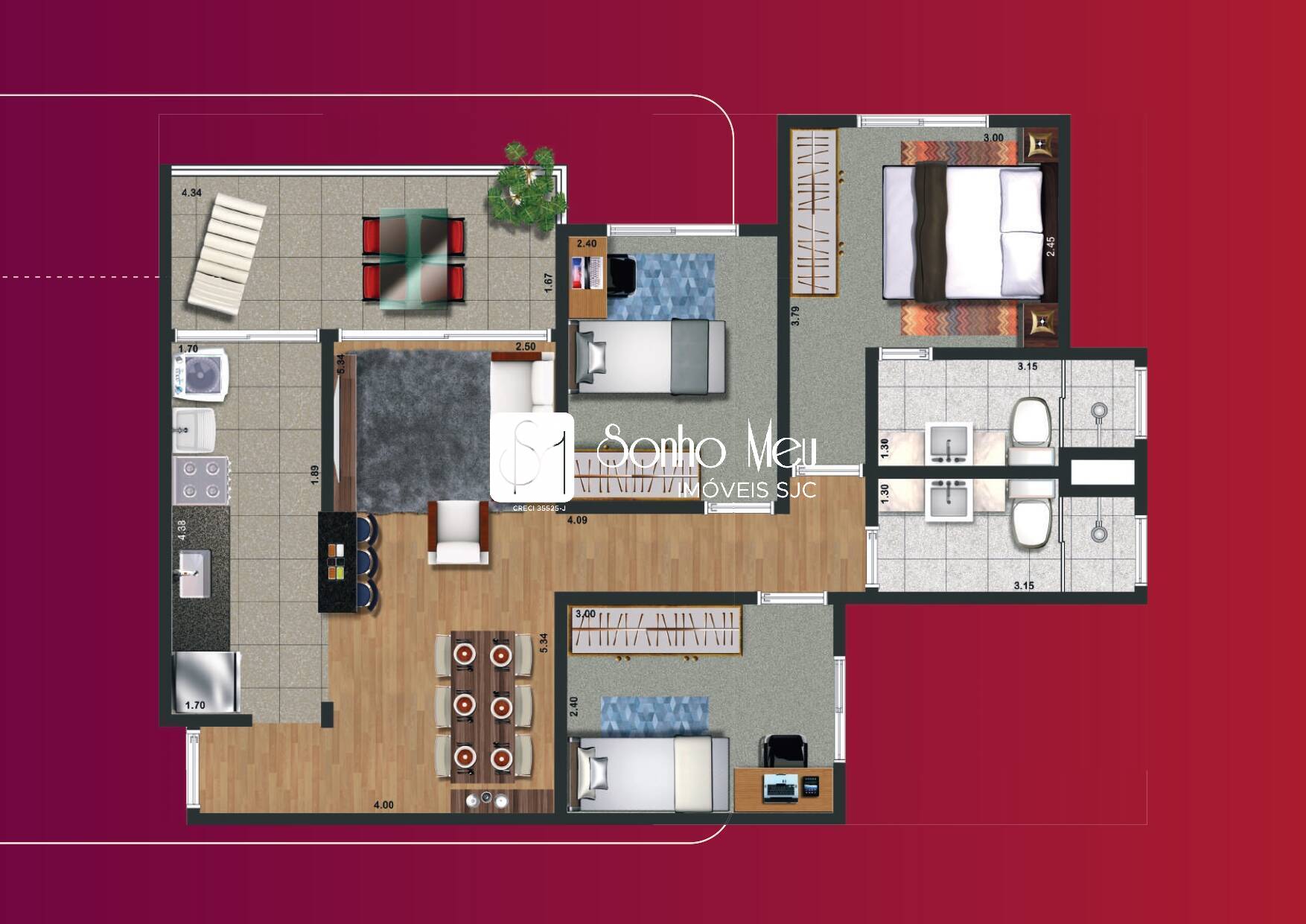 Apartamento, 2 quartos, 66 m² - Foto 20