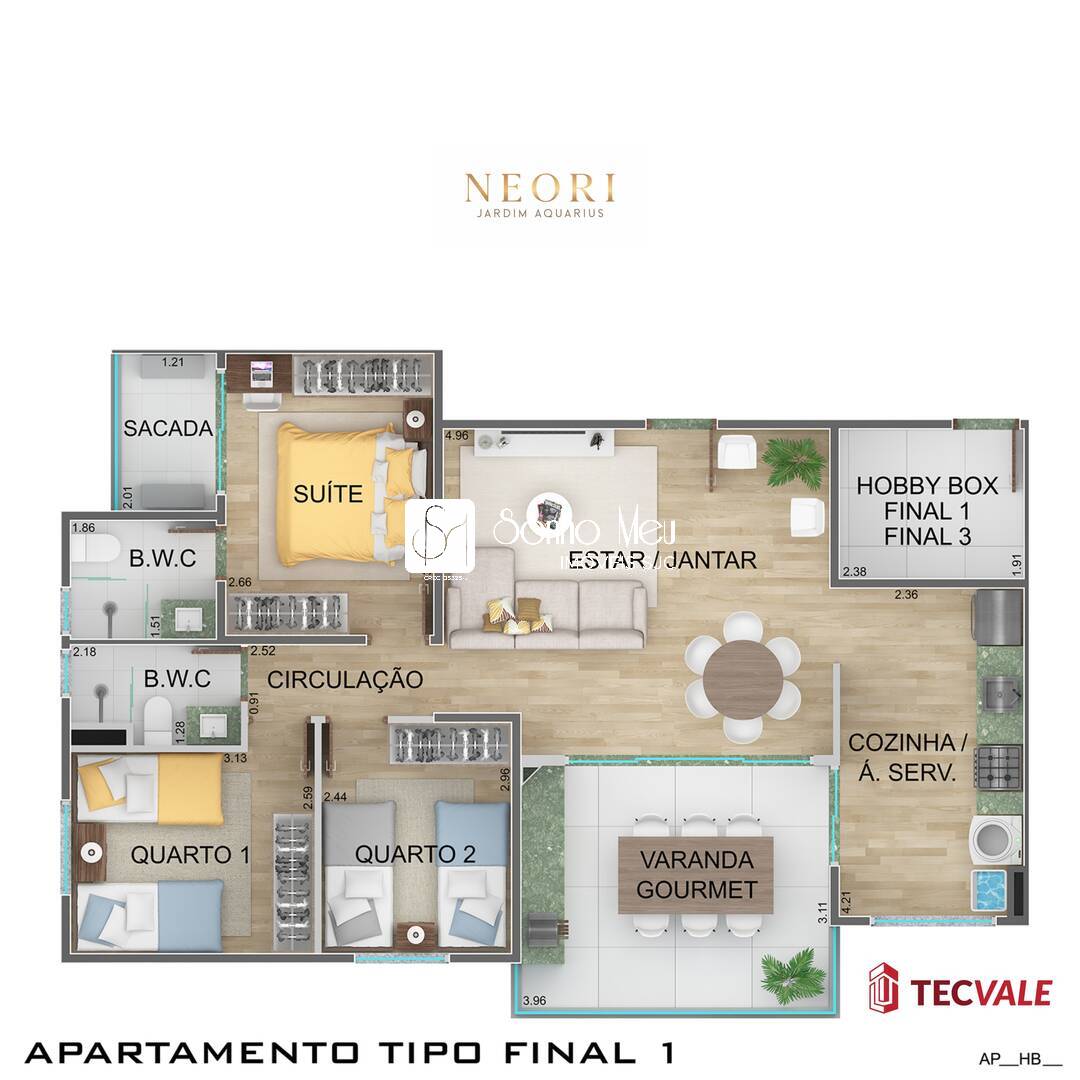 Apartamento, 3 quartos, 86 m² - Foto 4