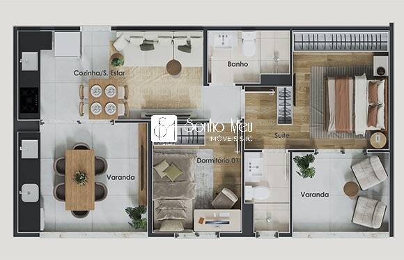 Apartamento, 2 quartos, 58 m² - Foto 37