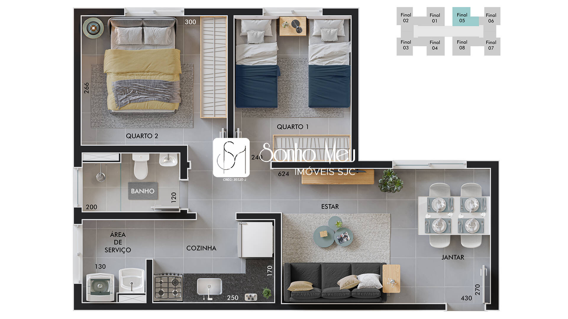 Apartamento, 2 quartos, 46 m² - Foto 21