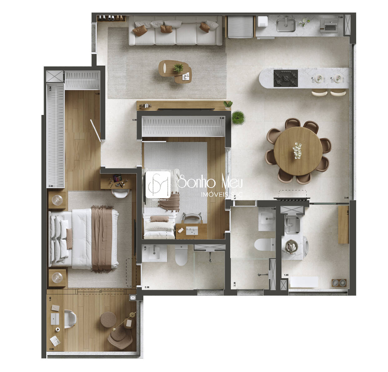 Apartamento, 2 quartos, 71 m² - Foto 17