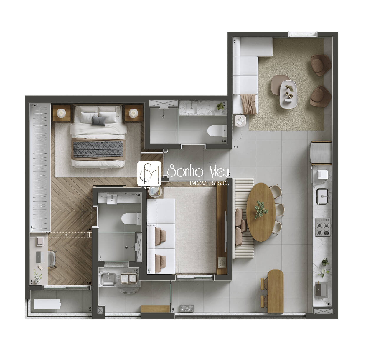 Apartamento, 2 quartos, 71 m² - Foto 19