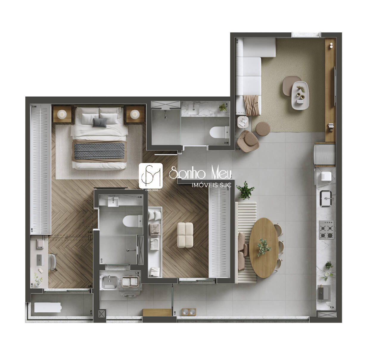 Apartamento, 2 quartos, 75 m² - Foto 18