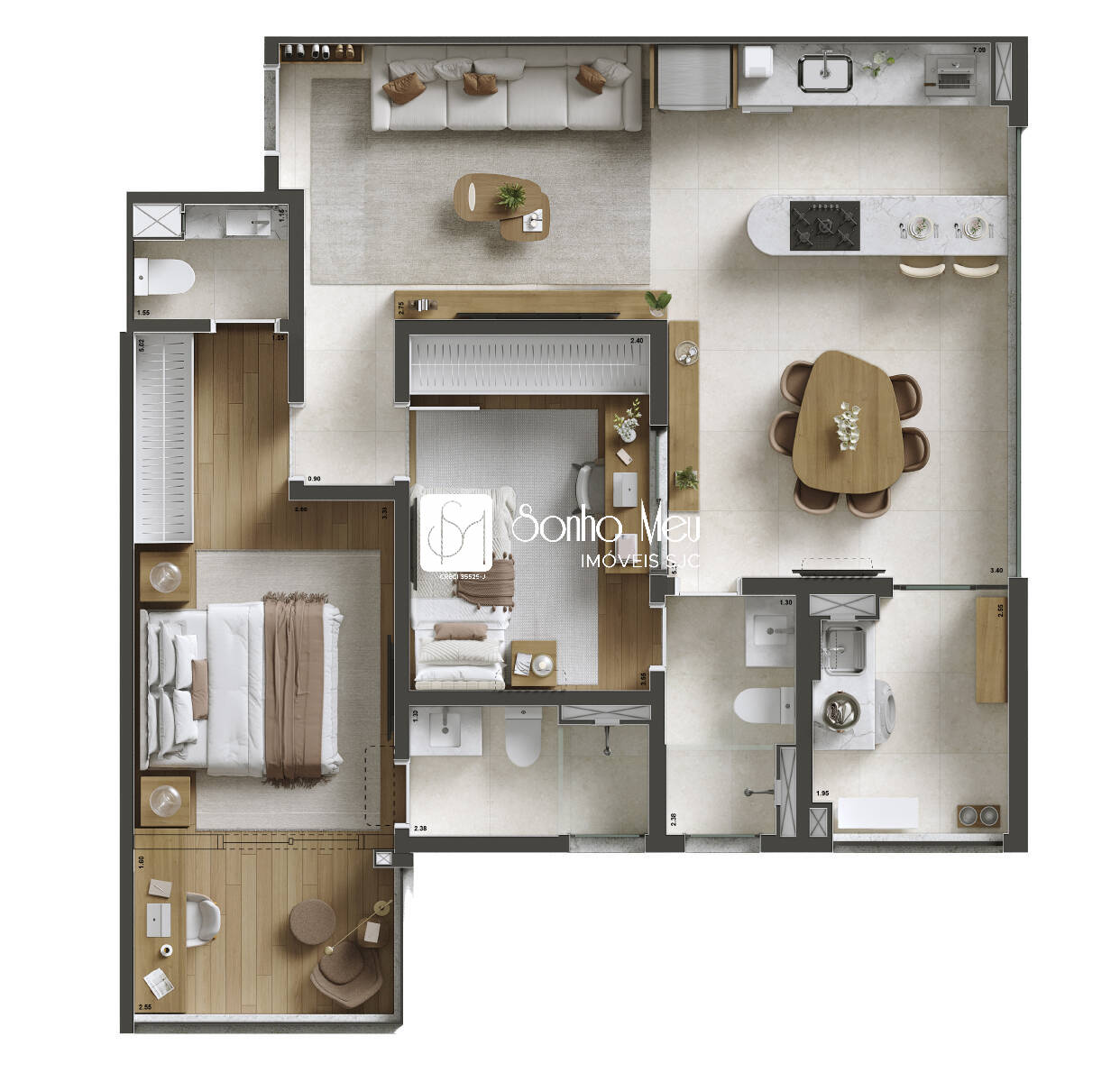 Apartamento, 2 quartos, 75 m² - Foto 21