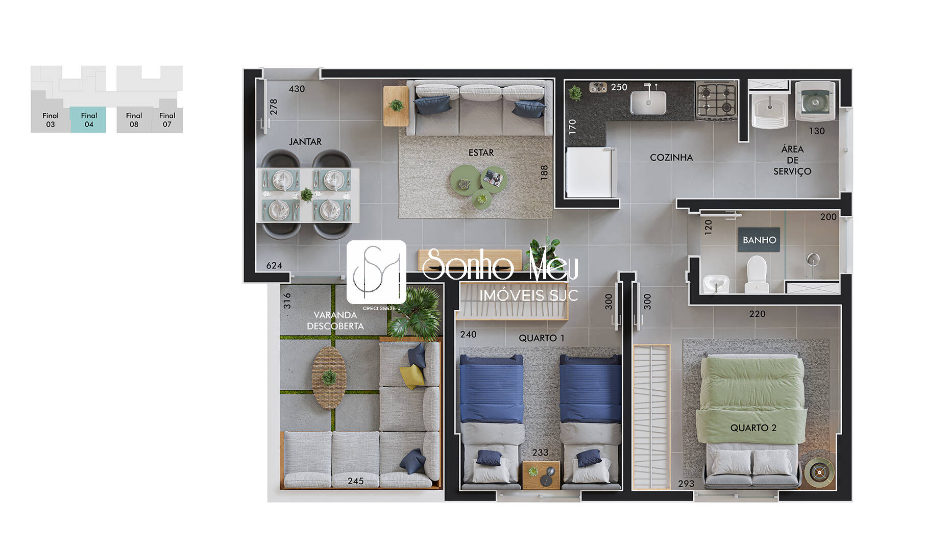 Apartamento, 2 quartos, 53 m² - Foto 18