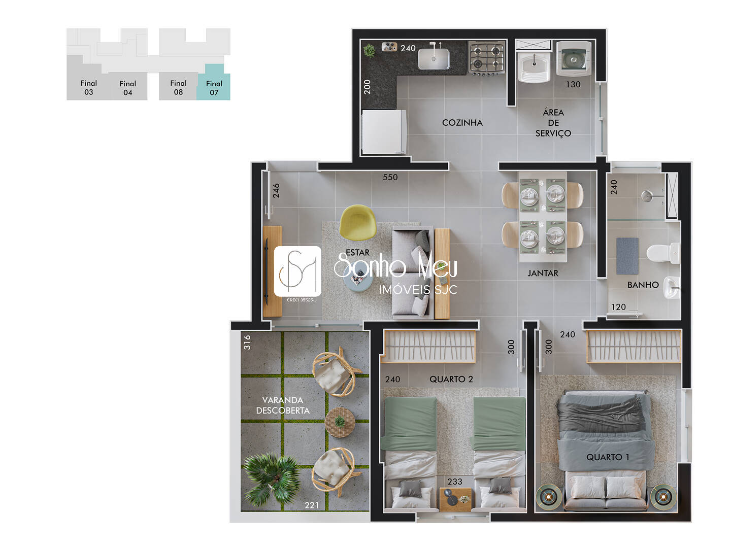 Apartamento, 2 quartos, 82 m² - Foto 17